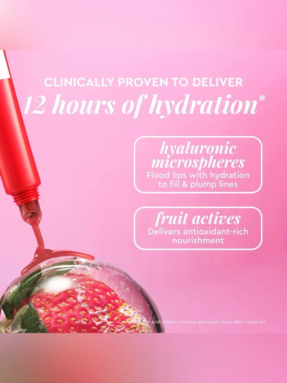 GLOW RECIPE GLASS BALM LIP TREATMENT- STRAWBERRY BINGSOO